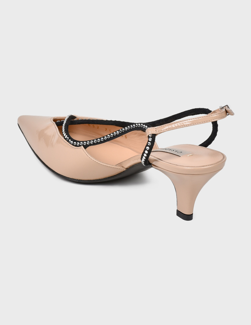 женские бежевые Босоножки Casadei 531-beige - фото-2