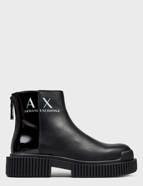 женские черные  Ботинки Armani Exchange XDM009XV742-K001_black - фото-5