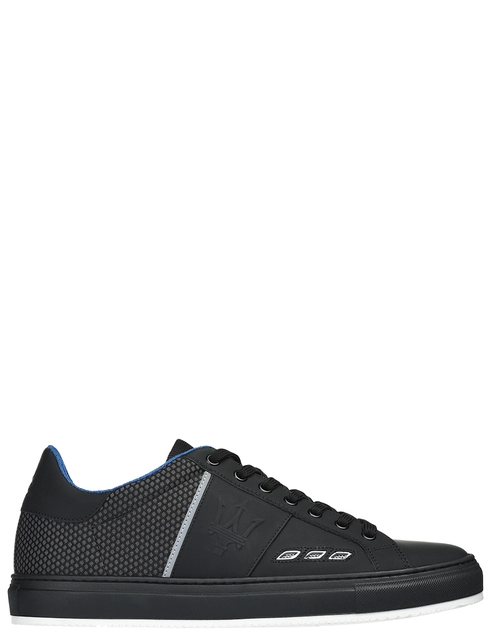 мужские черные Кеды La Martina N6096_black - фото-2