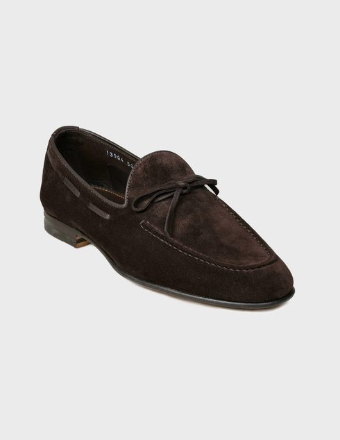 коричневые Лоферы Santoni MCCG13904LA3SROVT50-brown