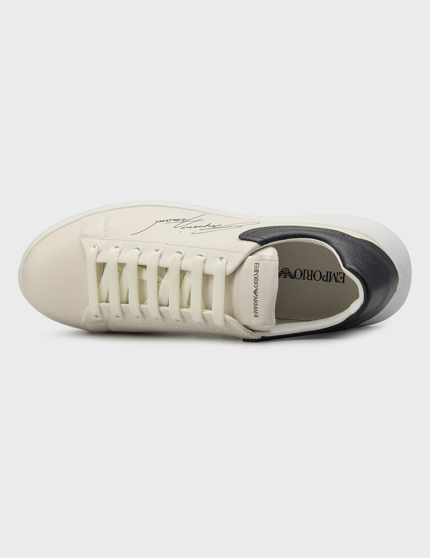белые мужские Кеды Emporio Armani 264-422-white 9023 грн