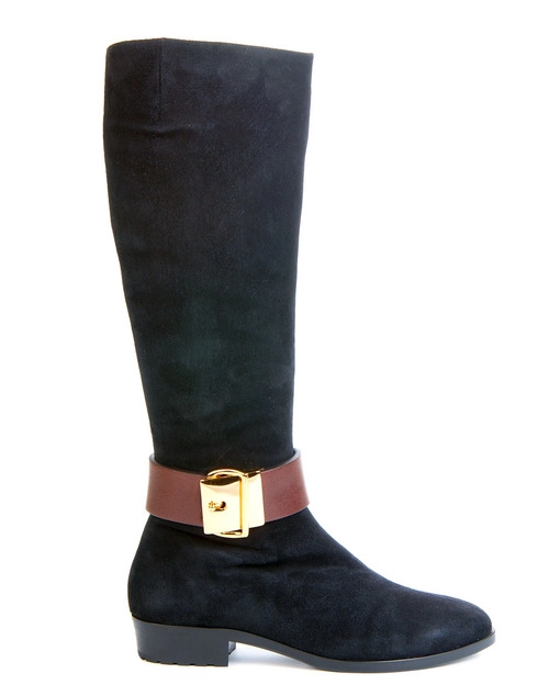 черные Сапоги Vicini 48017black