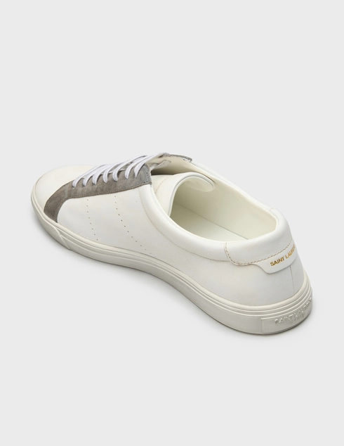 мужские белые Кеды Saint Laurent 554394-9567_white - фото-2