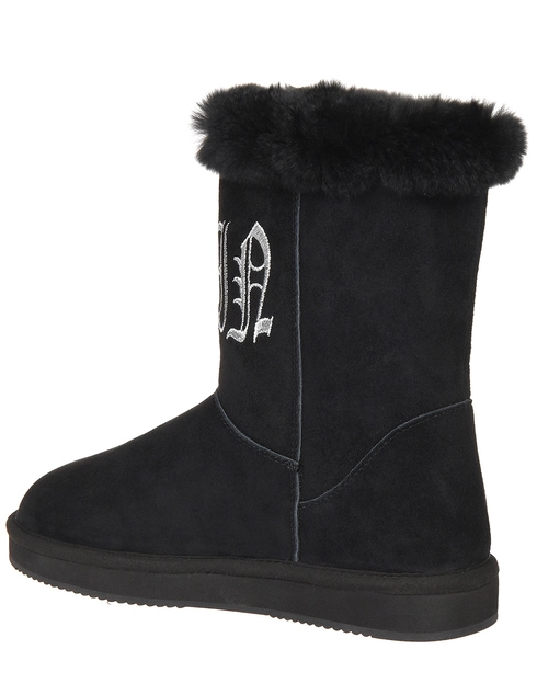 женские черные Угги Philipp Plein AGR-0170-black - фото-2