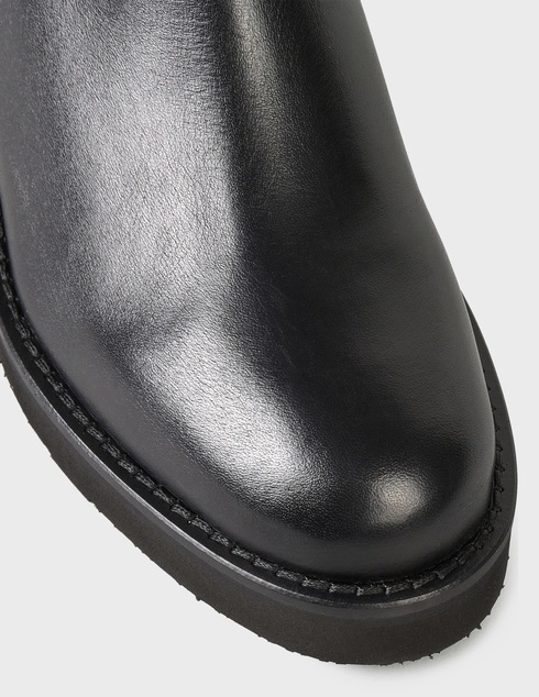 женские черные кожаные Ботинки Baldinini D2B361VIGE0000 - фото-5
