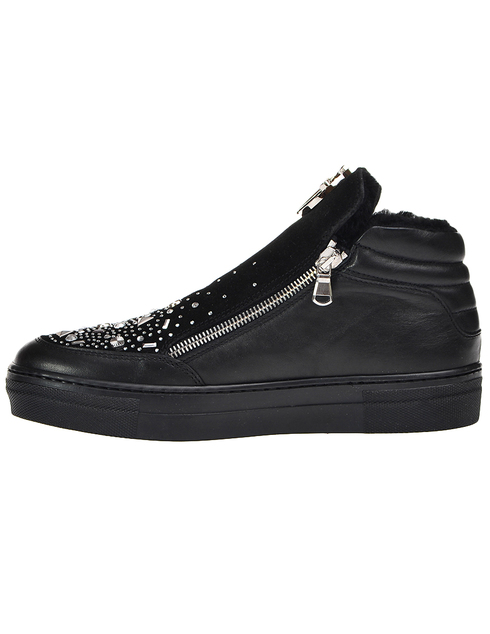 женские черные Ботинки Cesare Paciotti 46041-М_black - фото-2