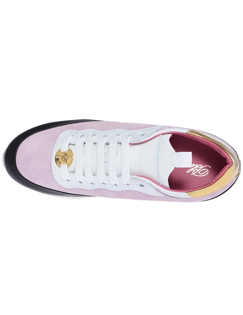 розовые Кроссовки Blumarine 2250_pink размер - 39; 40