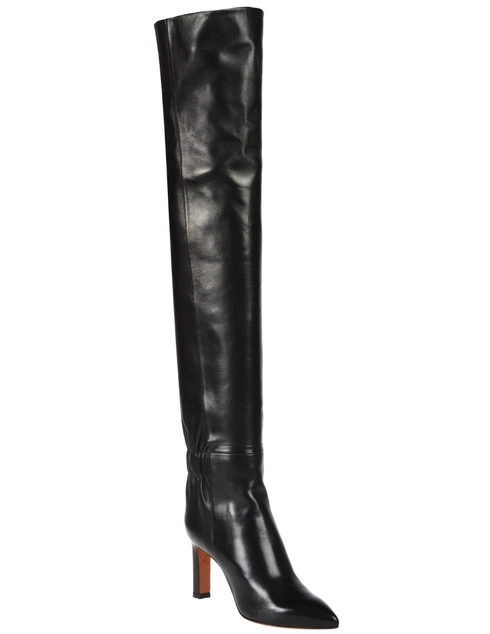 черные Ботфорты Santoni SWSKK57445HI2CSCKN01_black