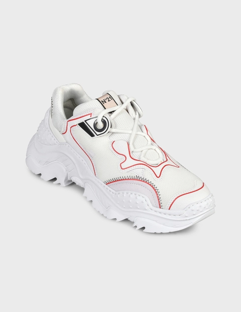 белые Кроссовки N°21 №21-56BI-RED-white