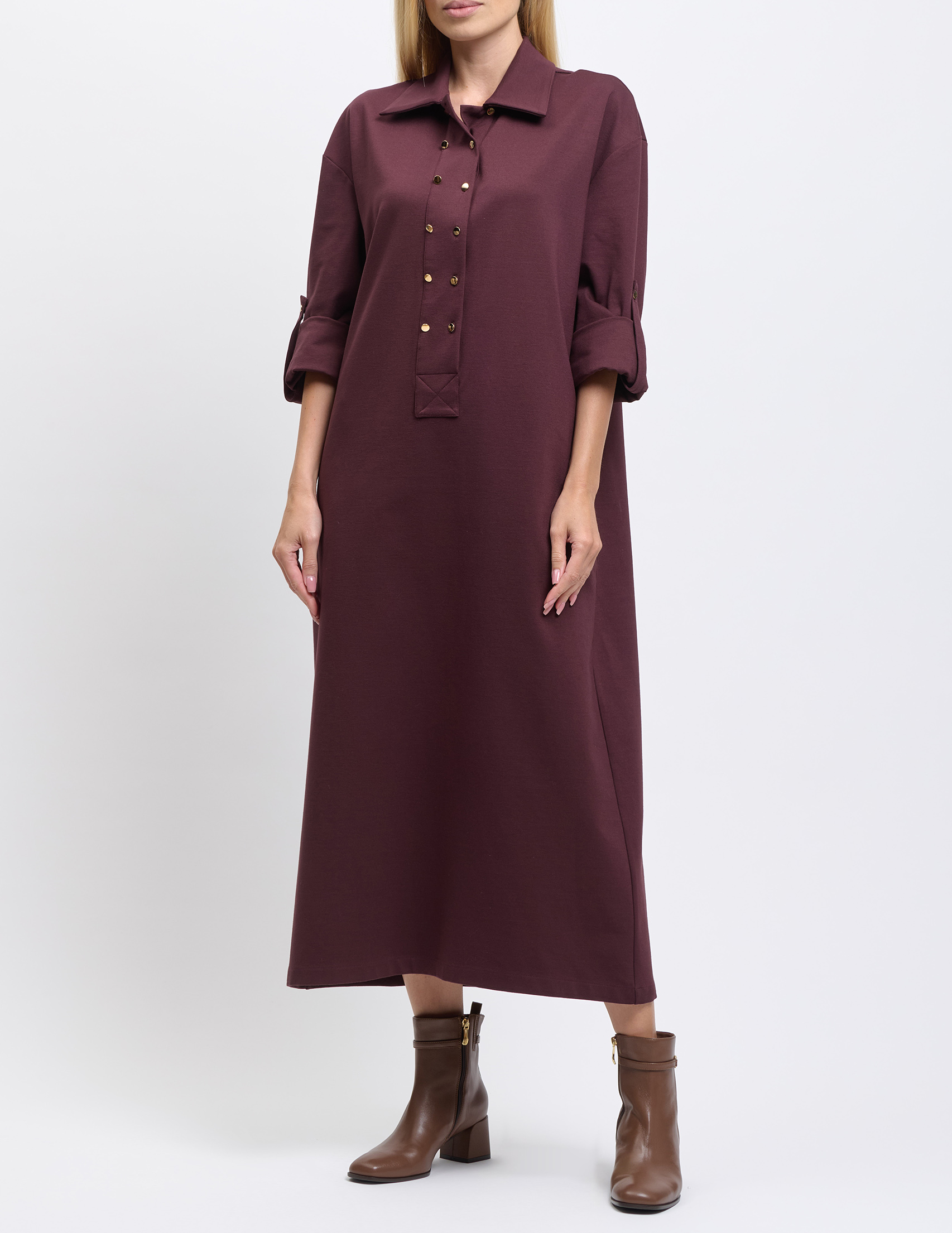 

Платье, Бордовый