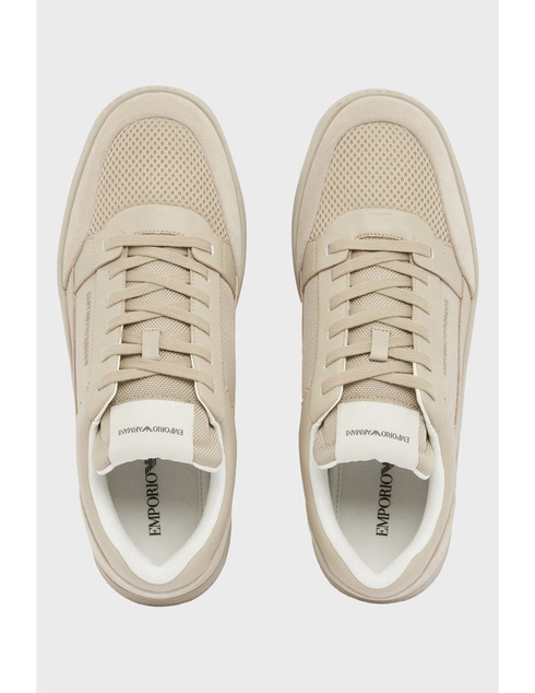 мужские бежевые Кеды Emporio Armani EMPORIO_ARMANI_11249 - фото-2