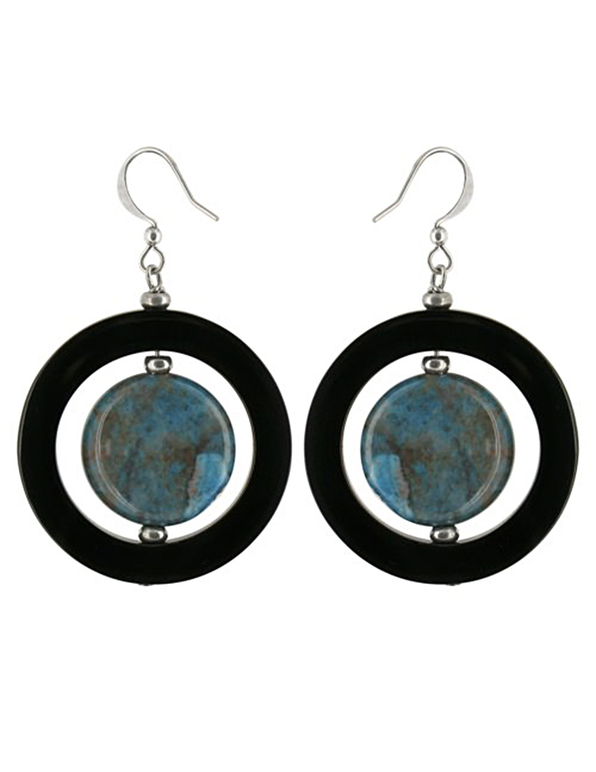 

Серьги, Черный