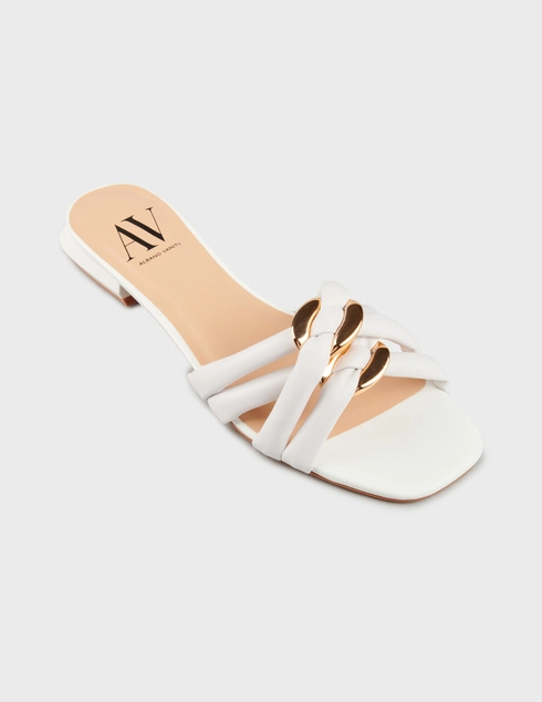 белые Шлепанцы Albano 6851-K_white