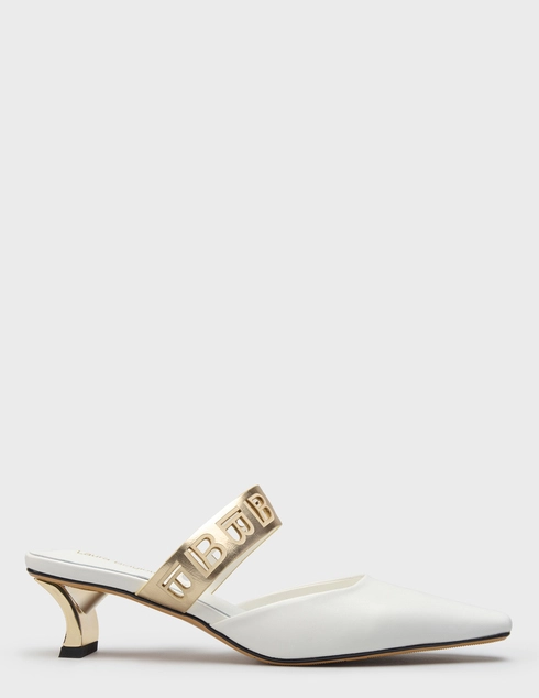 женские белые  Шлепанцы Laura Biagiotti 9672_white - фото-5