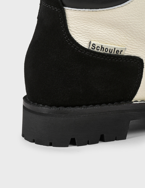 женские черные кожаные Ботинки Proenza Schouler PS31125B-08233-101-999-black - фото-5
