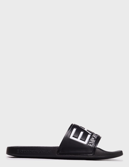 мужские черные резиновые Шлепанцы Ea7 Emporio Armani 108-001_blackM - фото-5