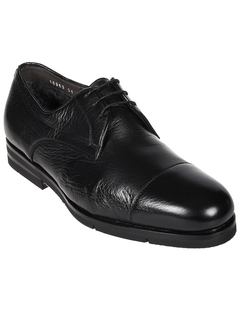 черные Дерби Santoni SMCAG16963SI5APDNN01-black