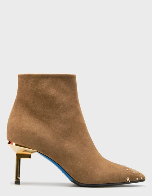 женские коричневые замшевые Ботильоны Loriblu LBP1304BEIGE_brown - фото-5