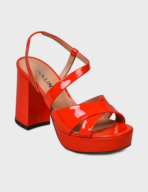 красные Босоножки Pollini 6029_red