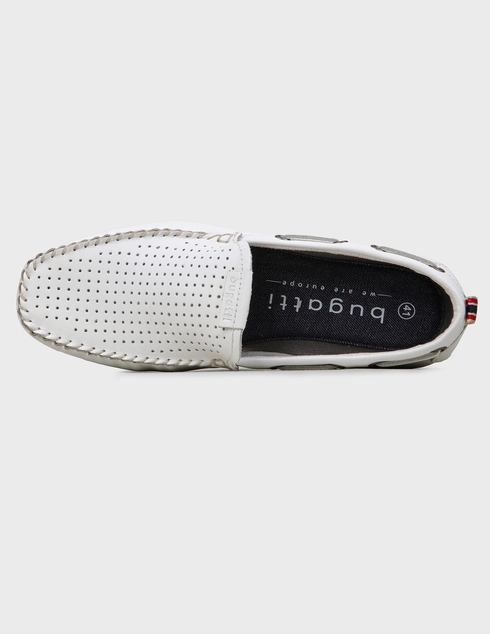 белые мужские Мокасины Bugatti 321-704631000-white 2205 грн