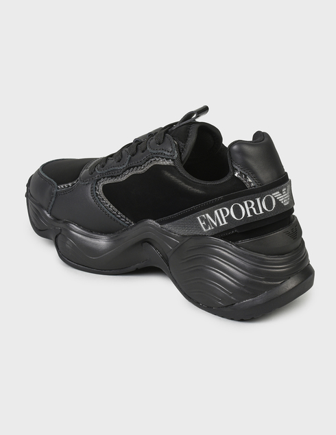 женские черные Кроссовки Emporio Armani AGR-X3X140XN043-Q521 - фото-2