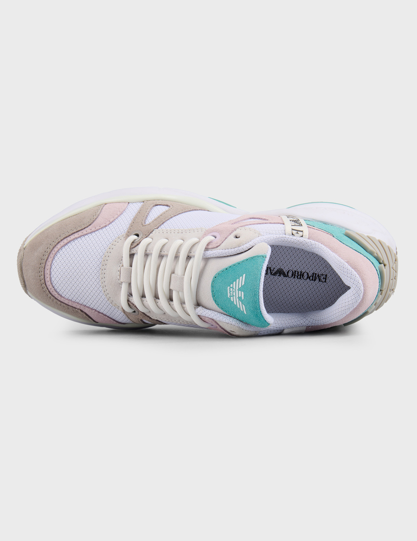многоцветные женские Кроссовки Emporio Armani 184-298_multi 16686 грн