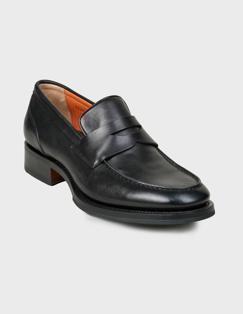 черные Лоферы Santoni Sant-MCNL16208UJ1IGTUN01-black