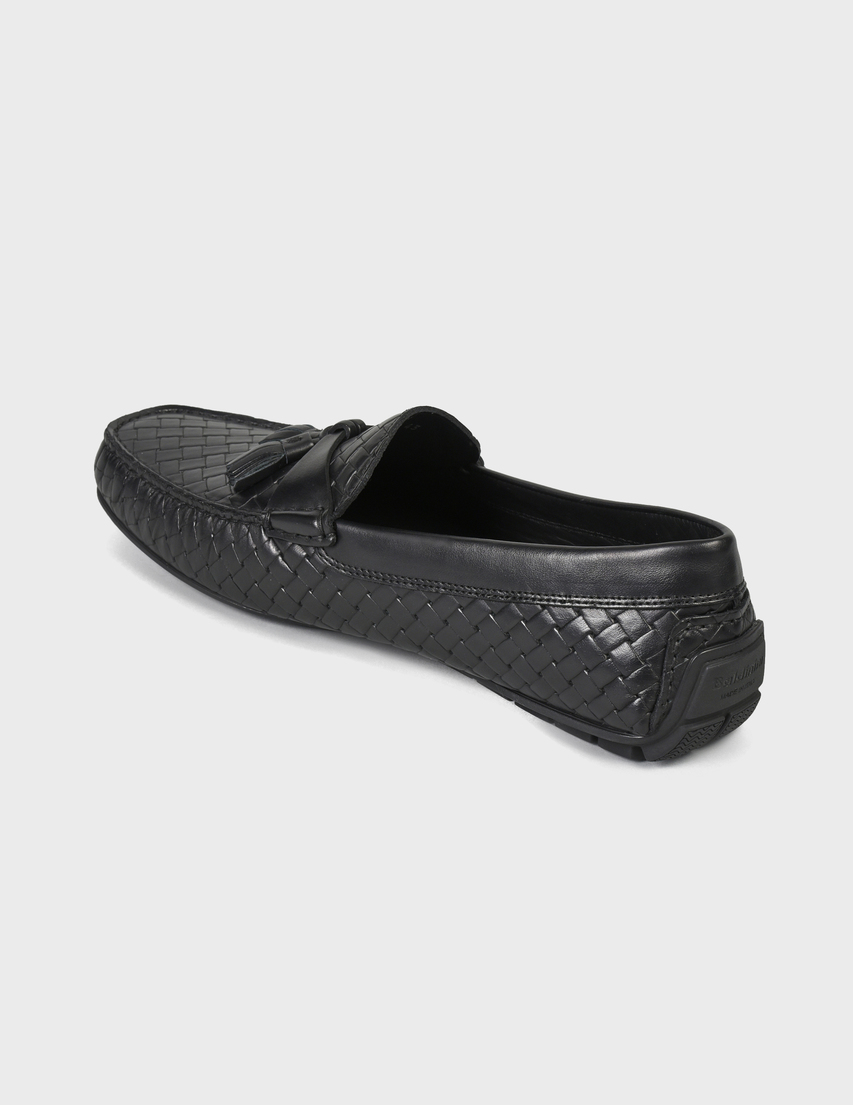 мужские черные Мокасины Baldinini 200B-black - фото-2