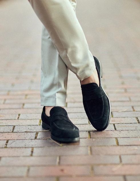 черные Лоферы Henderson Baracco 719-black