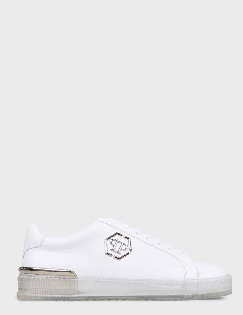 мужские белые Кеды Philipp Plein 8008-white - фото-6
