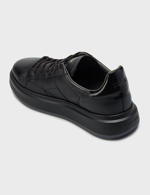 мужские черные Кеды Woolrich WFM252-010-B40-A4-BLACK - фото-2