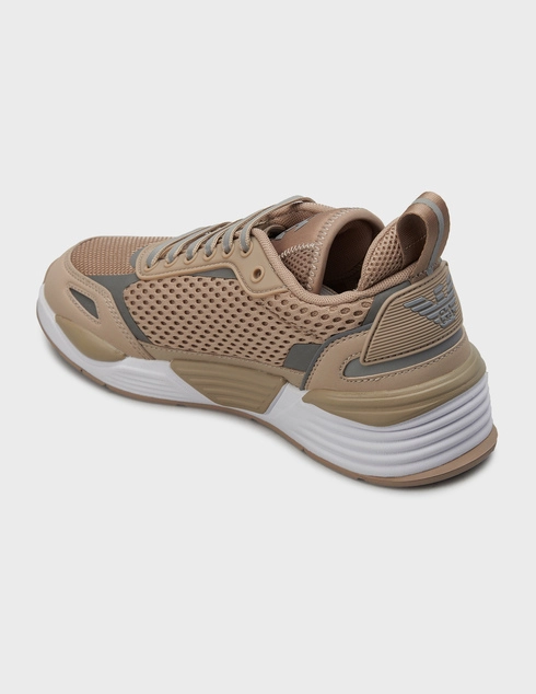 женские бежевые Кроссовки Ea7 Emporio Armani 159-499_beige - фото-2