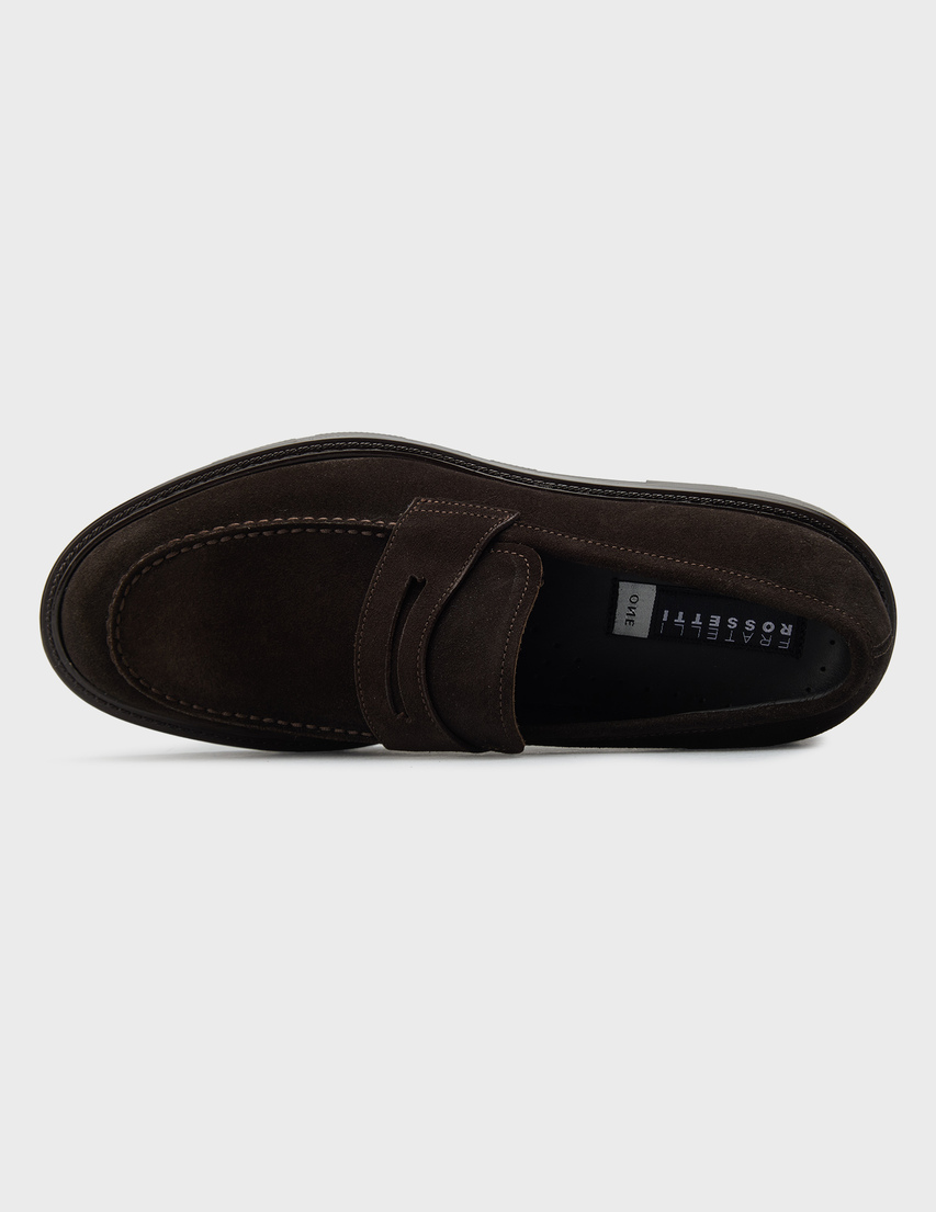 коричневые мужские Лоферы Fratelli Rossetti 47209_brown 19096 грн