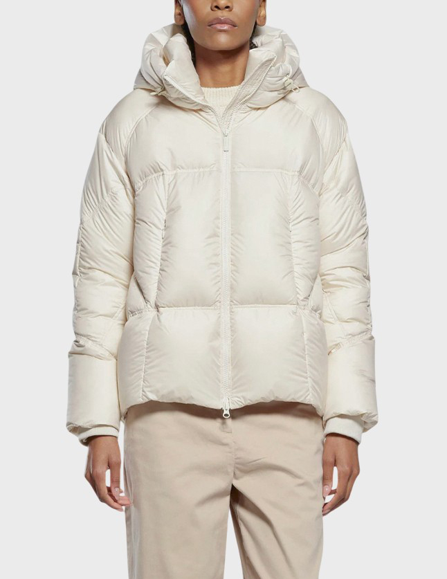 

Пуховик, Бежевый;молочный