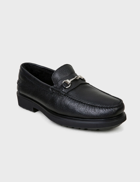 черные Лоферы Luca Guerrini 11063-black
