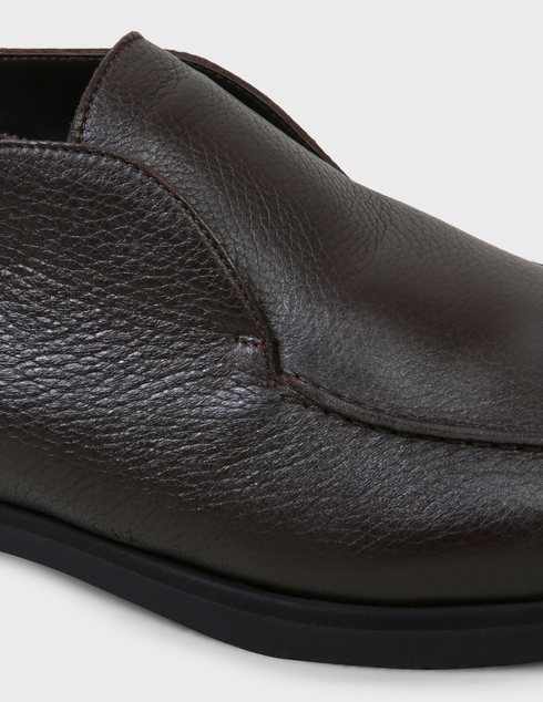 мужские коричневые кожаные Ботинки Pellettieri di Parma Pel-FW20-390010-91-140-brown - фото-5