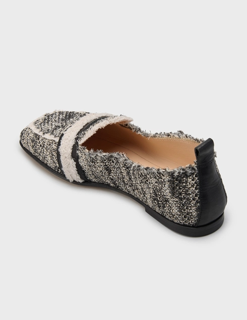 женские черные Лоферы Fru.It 8650_blackwhite - фото-2