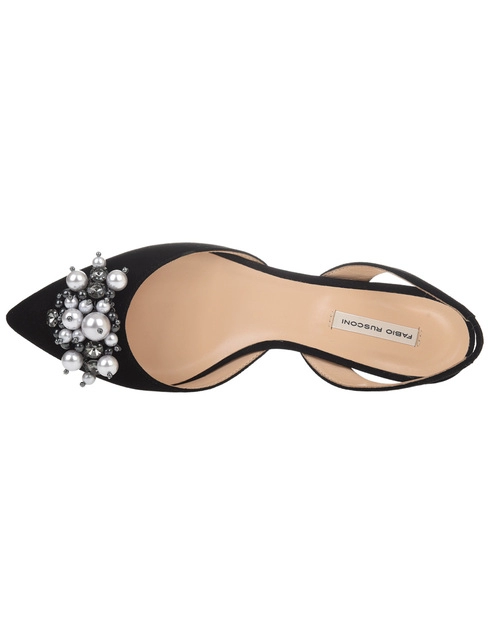 женские черные Босоножки Fabio Rusconi 4232-strass_black - фото-2