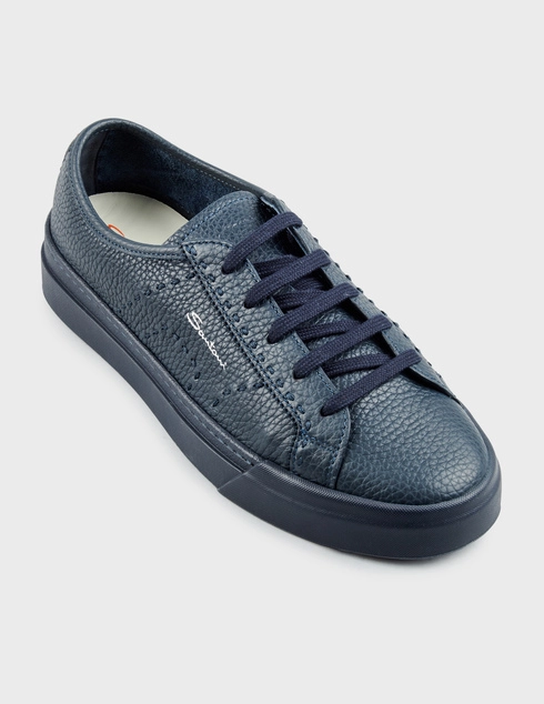синие Кеды Santoni 22063_blue