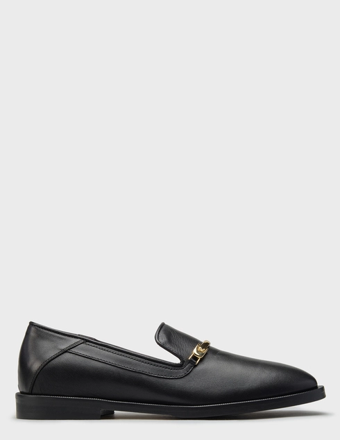женские черные кожаные Лоферы Mot-Cle 3419-black - фото-5