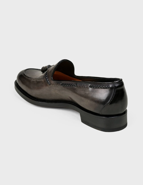 мужские серые Лоферы Santoni Sant-MCHI12880MD1HBSDW63--gray - фото-2