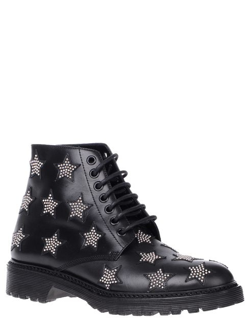 черные Ботинки Saint Laurent Paris 393729-AQ00