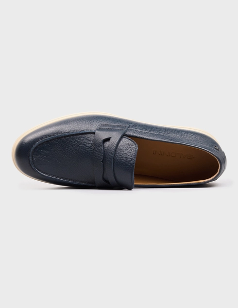 синие мужские Лоферы Baldinini 1515_blue 22770 грн