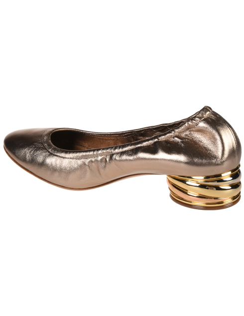 женские золотые Туфли Casadei 567_gold - фото-2