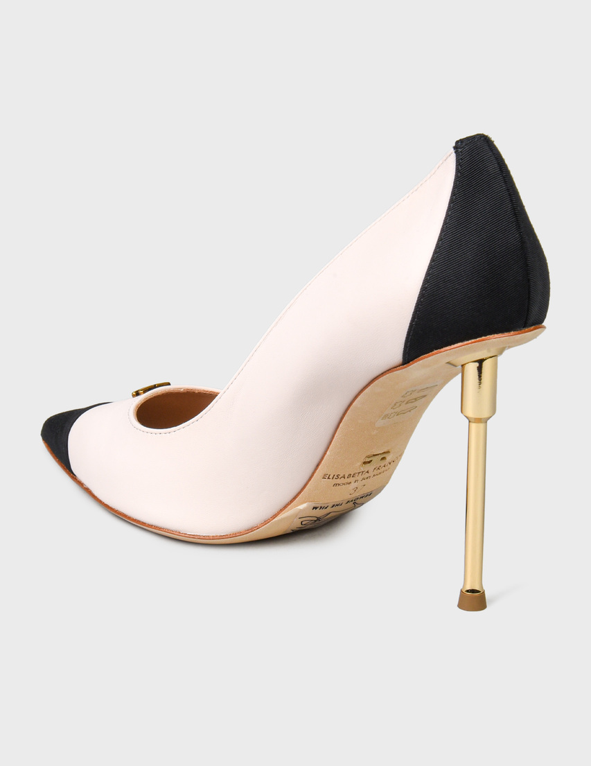 женские бежевые Туфли Elisabetta Franchi SA-86L-32E2-V500-E84 - фото-2
