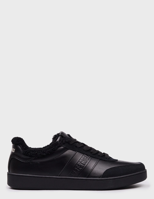 мужские черные кожаные Кеды Bikkembergs 32202-K-3_black - фото-5