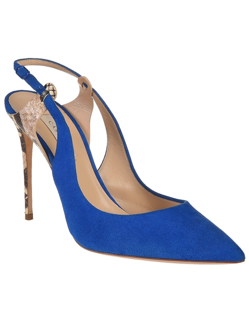 синие Босоножки Casadei CAS1151_blue