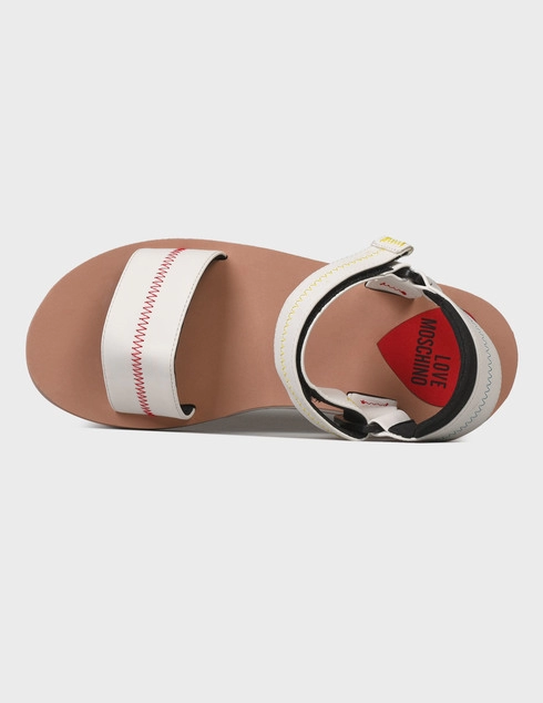 белые женские Сандалии Love Moschino 16013_whitepink 3338 грн