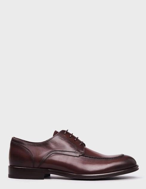 мужские коричневые кожаные Дерби Giampiero Nicola 46607_brown - фото-5