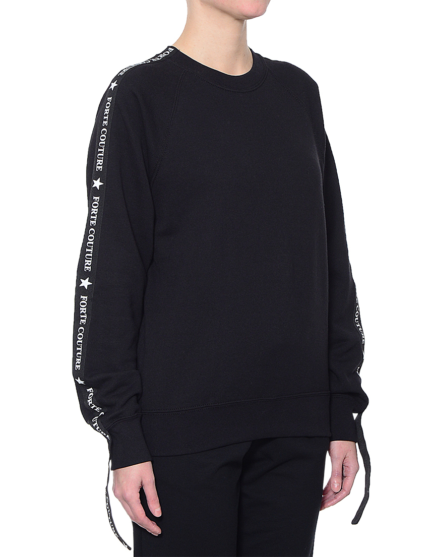 Forte Dei Marmi Couture FC-FW17-3036-felpa-logo_black фото-2